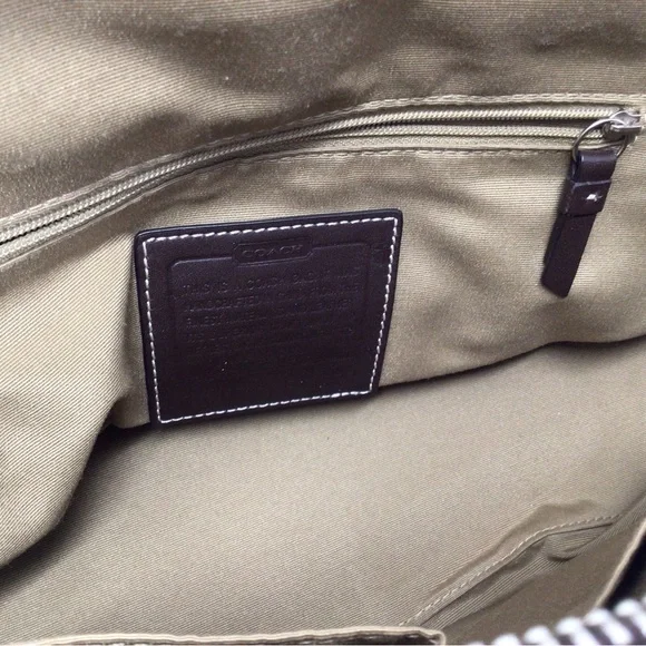 Coach satchel shoulder bag handbag cloth - Picture 9 of 9